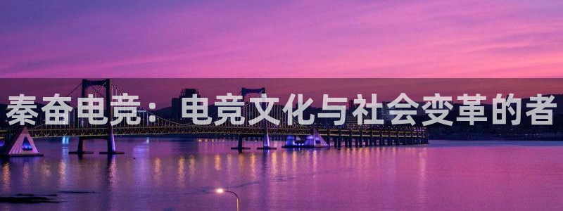 火狐电竞怎么样：秦奋电竞：电竞文化与社会变革的者